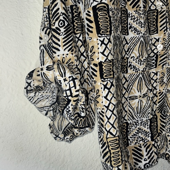 Appleseed's Cotton Multicolored Long Sleeve Button Down Shirt - Picture 4 of 8